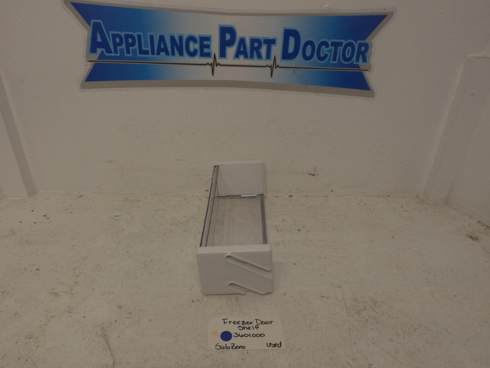 SubZero Refrigerator 3601000 Fits Model #532 Freezer Door Shelf SubZero Refrigerator 3601000 Fits Model #532 Freezer Door Shelf